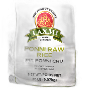 LAXMI PONNI RAW RICE 20LB