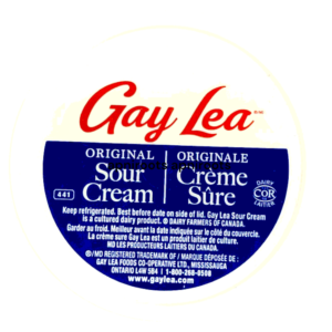 GAY LEA - SOUR CREAM ORG - 250ML