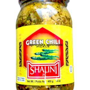 SHALINI - GREEN CHILLI PKL - 400GM