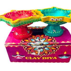 2 pc Stand Diya