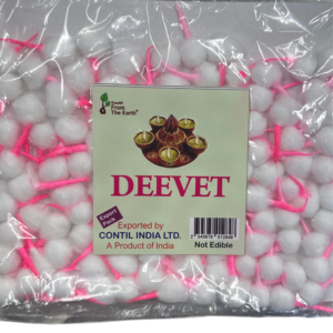 FTE-COTTON WICKS ROUND-100 CT