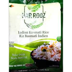 IG31L-INDIAGATE RICE-I.G HAR ROOZ BASMATI RICE 8 LB