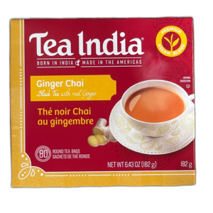TEA INDIA GINGER CHAI 182GM