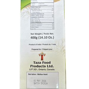 TAZA - TEA TOAST CARDAMOM EGGLESS - 400GM