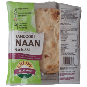 CRISPY - GARLIC TANDOORI NAAN - 500GM