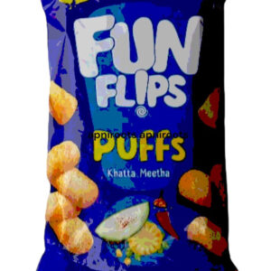 FUN FLIPS - PUFFS KHATTA MEETHA - 60GM