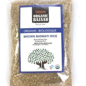 BLOOM ORGANIC BAZAAR - BROWN BASMATI RICE - 908GM