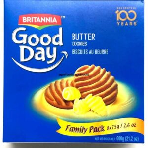 BRITTANIA -GOOD DAY Butter cookies-600gm-8*75 GM