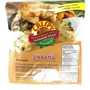 CRISPY - PLAIN NAAN 5PCS - 500GM 5
