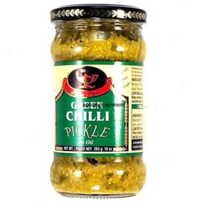 DEEP - GREEN CHILLI PICKLE - 350GM