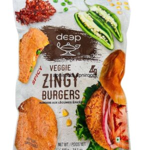 DEEP - VEGGI ZINGY BURGERS - 400GM