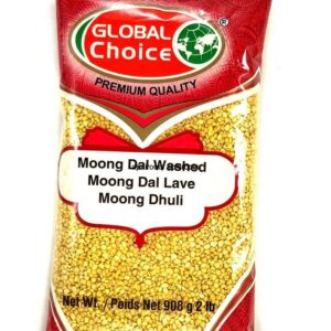 GLOBAL CHOICE - MOONG DAL WASHED - 2LB