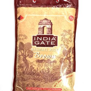 INDIA - GATE BROWN BASMATI RICE - 10LB- code888