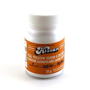 KISSAN - EGG YELLOW FOOD COLOUR - 25GM