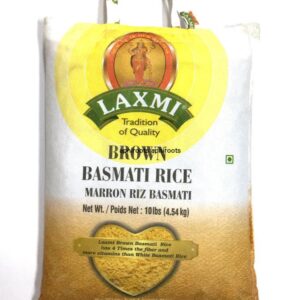 LAXMI - BROWN BASMATI RICE - 10LB- code888