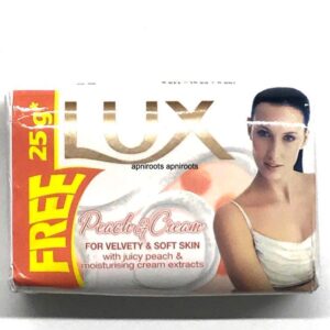 LUX - PEACH & CREAM SOAP - 100GM