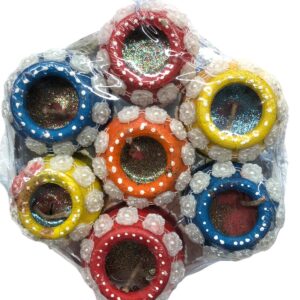 Matki-Diya-with-wax-white-pearl-7pcs