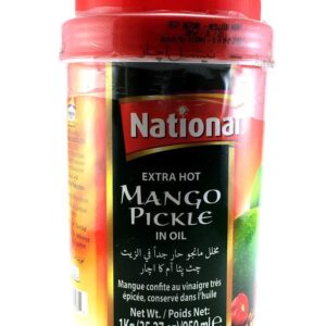 NATIONAL - EXTRA HOT MANGO PICKLE - 950ML