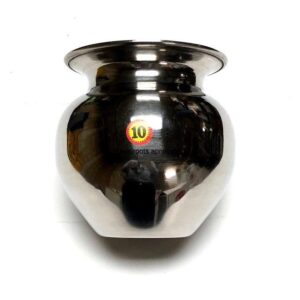 Pooja Lota- S Steel -10cm #10- code888