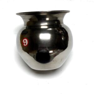 Pooja Lota- S Steel - 9cm # 9- code888