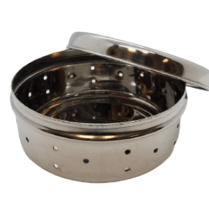S Steel Coriander Dabba 8Inch- code888