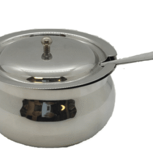 S Steel Ghee Pot- code888
