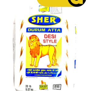 SHER - DURAM ATTA DESI STYLE - 20LB- code888